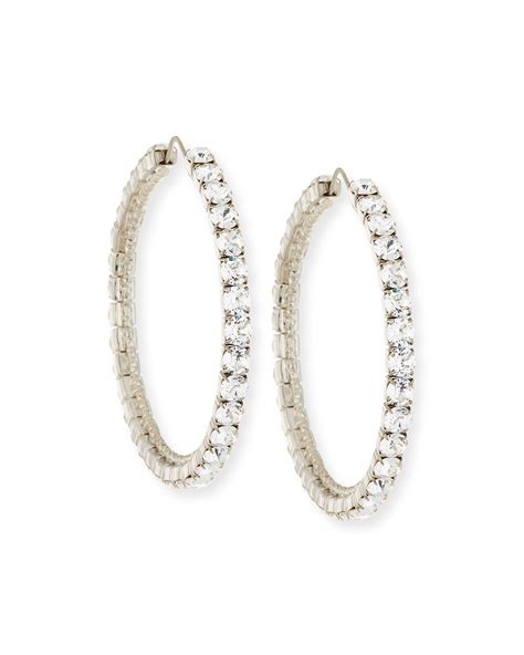 givenchy hoop earrings|Givenchy swarovski earrings.